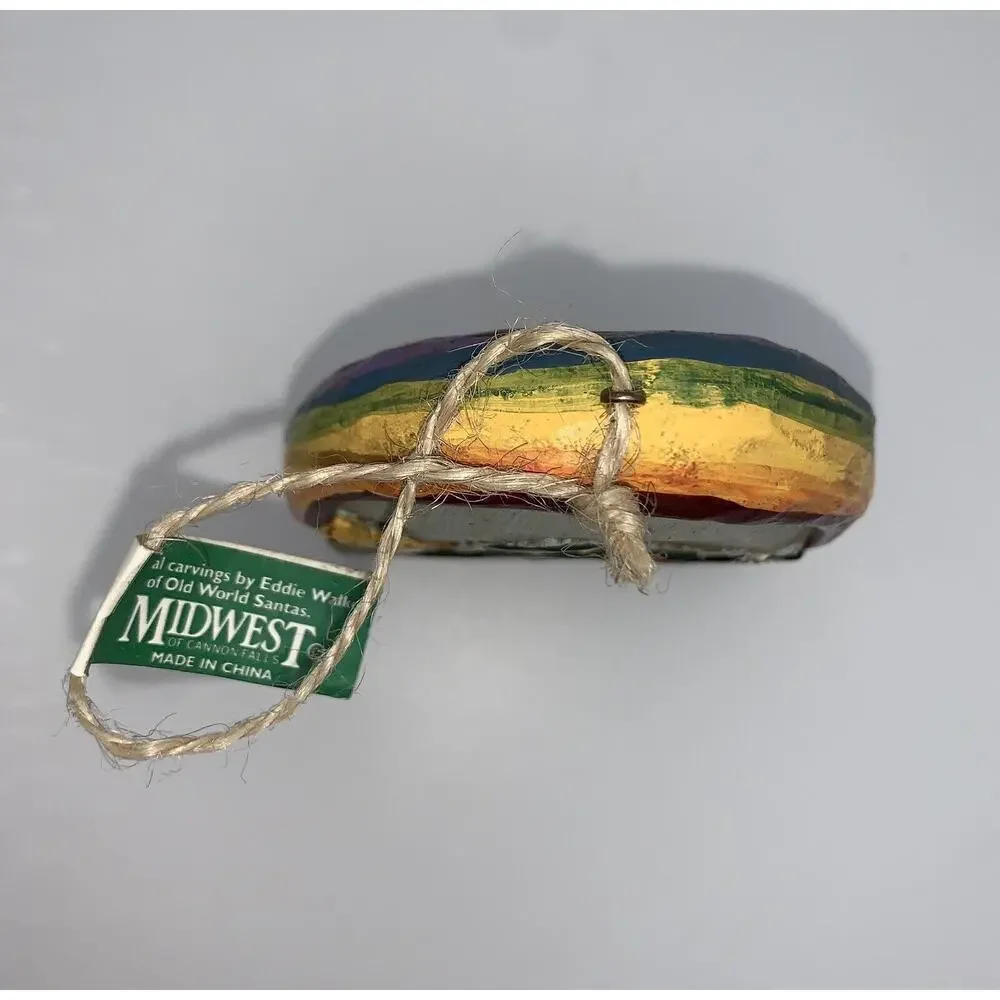 New Vtg NOAHS ARK Animals RAINBOW Christmas Ornament Country Farmhouse Primitive